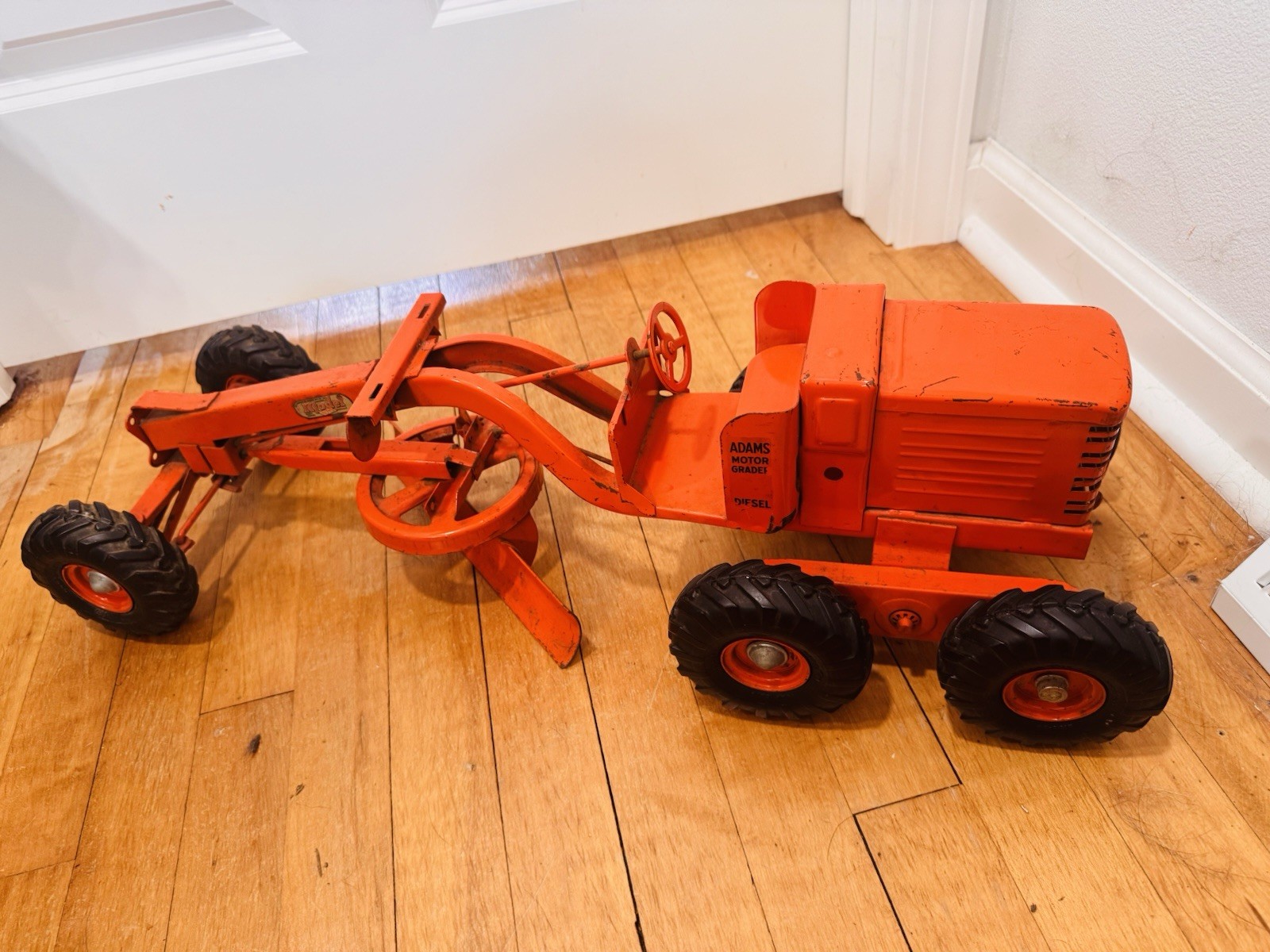 Vintage DOEPKE Adams Motor Road Grader Diesel Pressed Steel Model 1940s