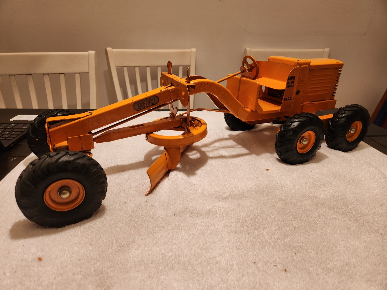 Vintage Adams Motor Grader 1950&rsquo;s Doepke Model Toy USA