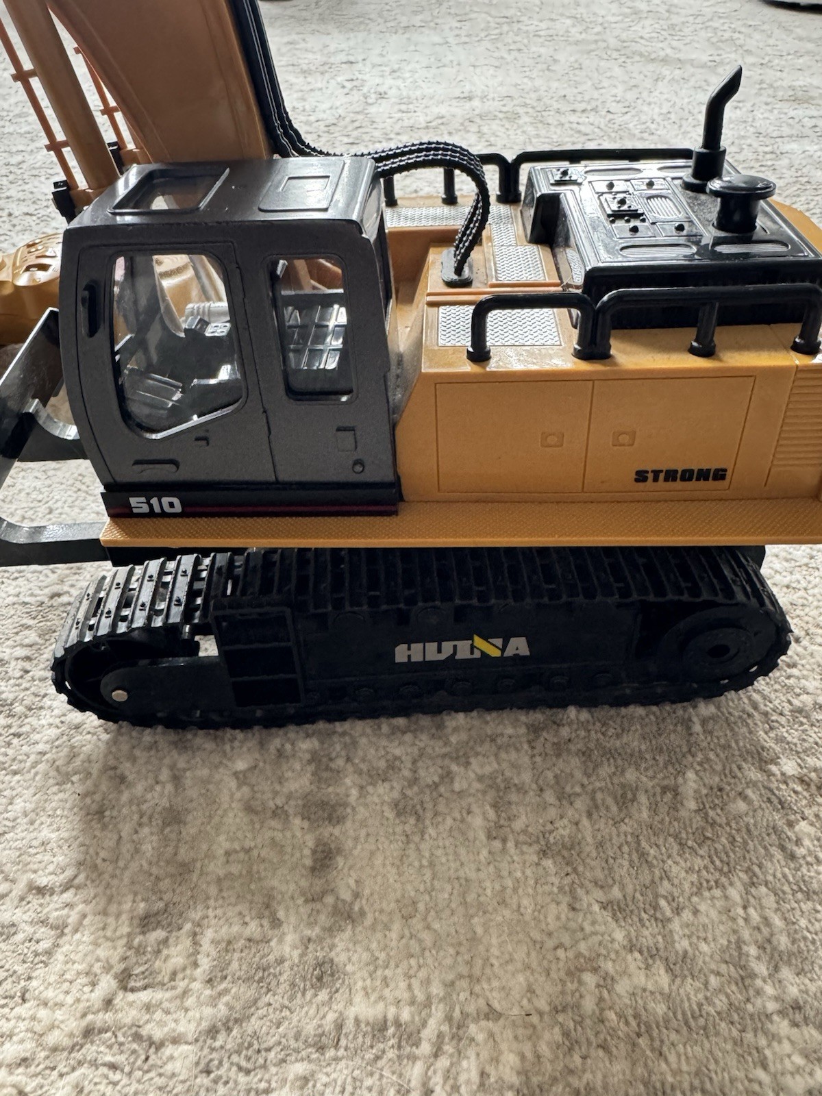 Hulna RC Excavator With Control Tested WORKS *No Battery Charger*