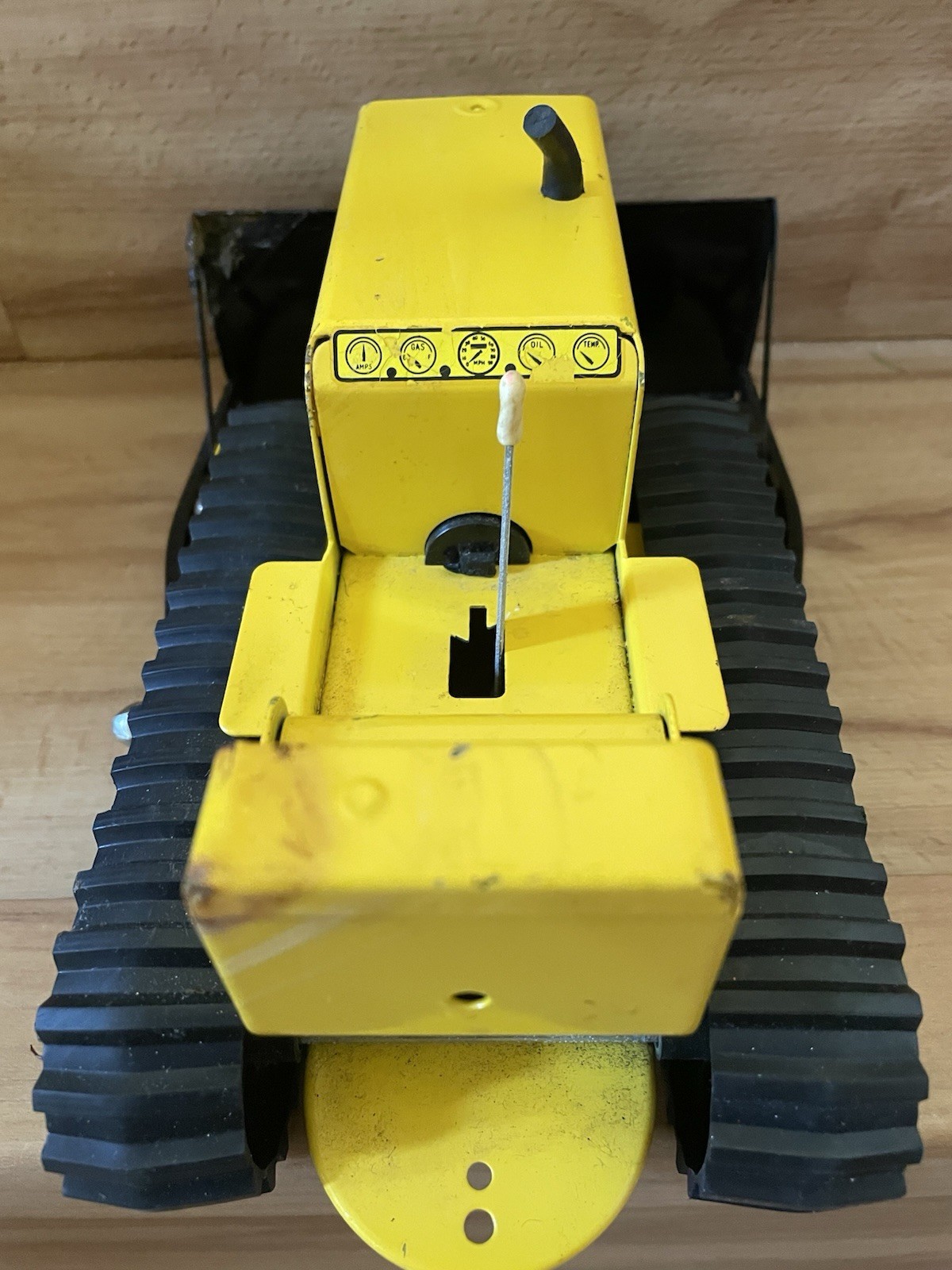1960&rsquo;s Vintage TONKA TOY Pressed Steel BULL DOZER Bulldozer Construction Rare