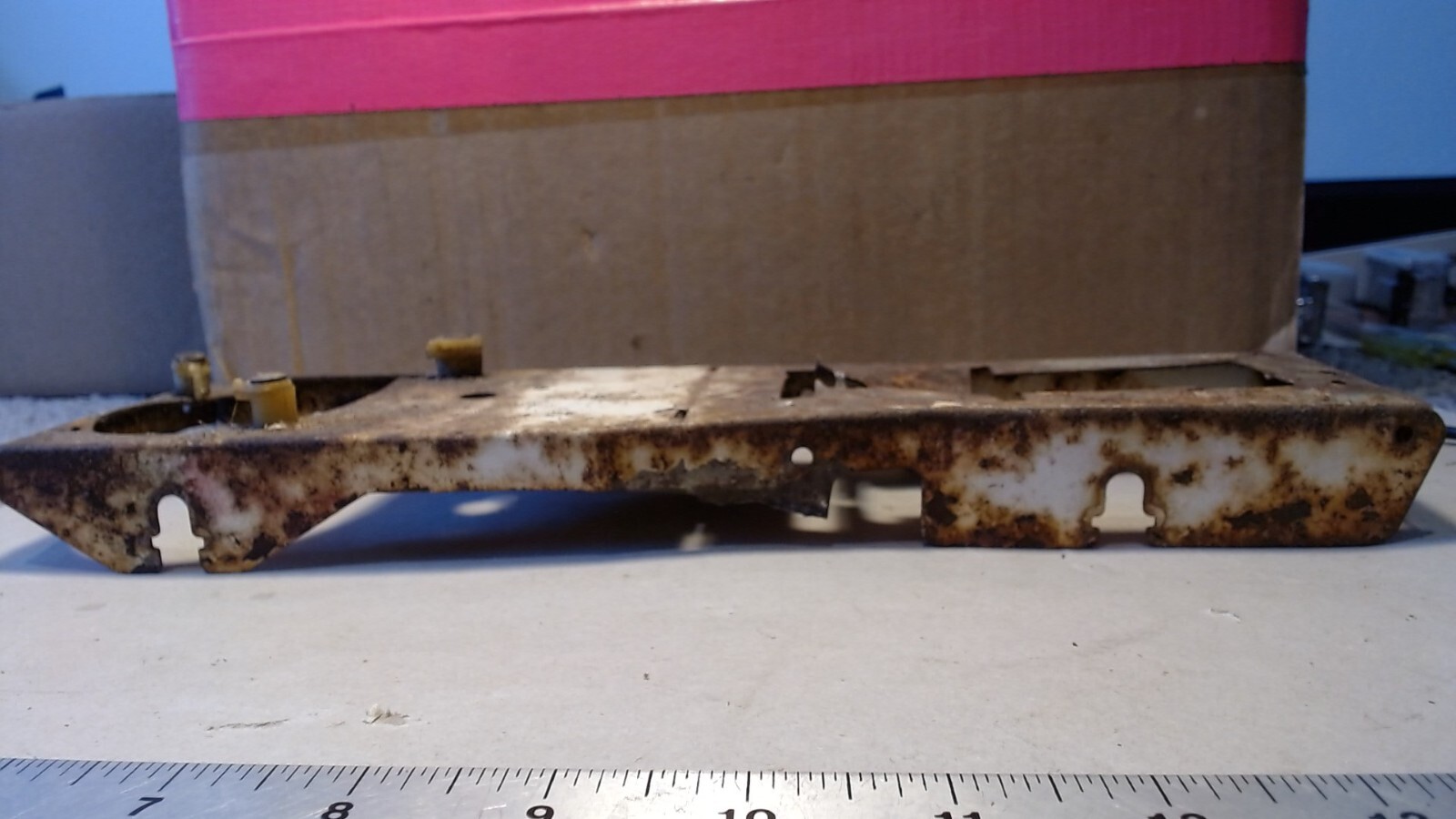 Vintage Pressed Steel Truck Frame 12.25 inches long or 1:18 Scale