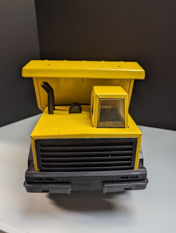 Vintage Mighty Tonka Dump Truck Turbo Diesel XMB-975 Pressed Steel 1970s Yellow!