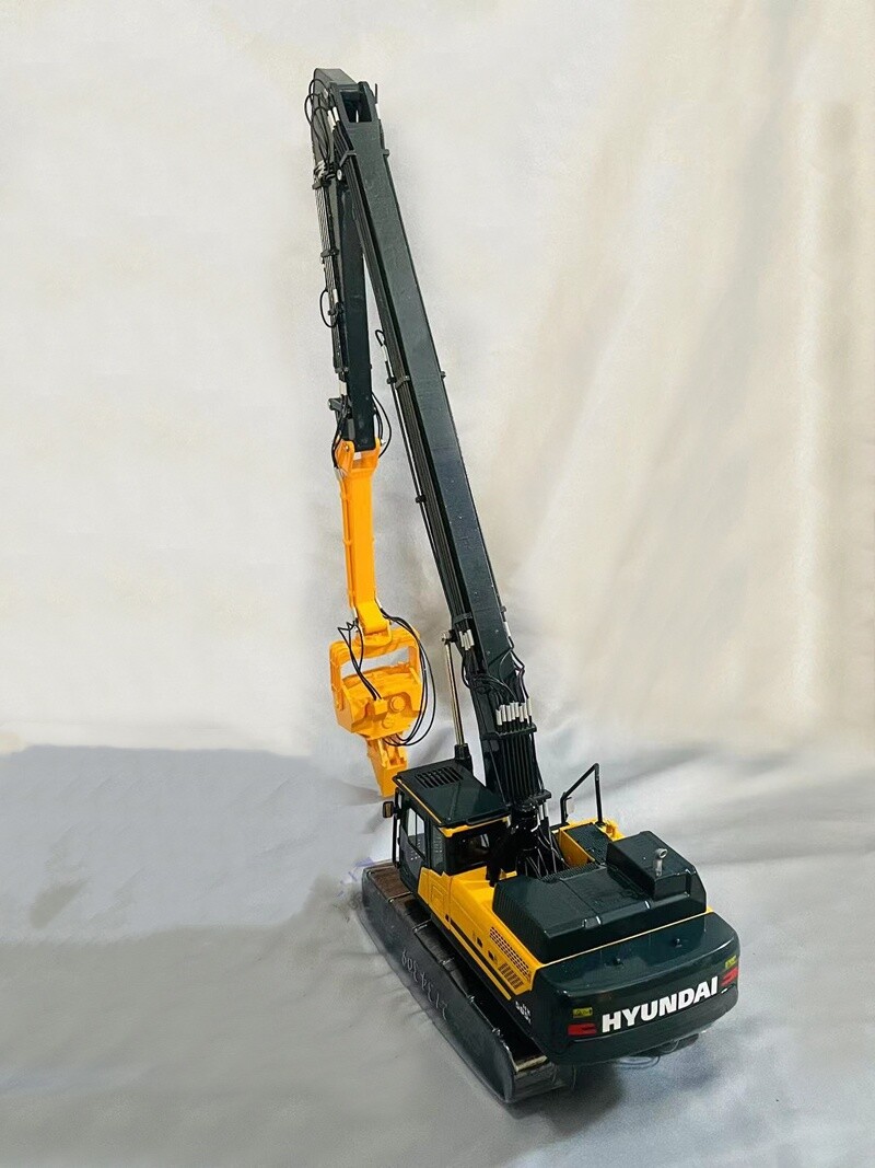 1:43 HX505L Piling Machine Contruction Equipment Machine Diecast Model