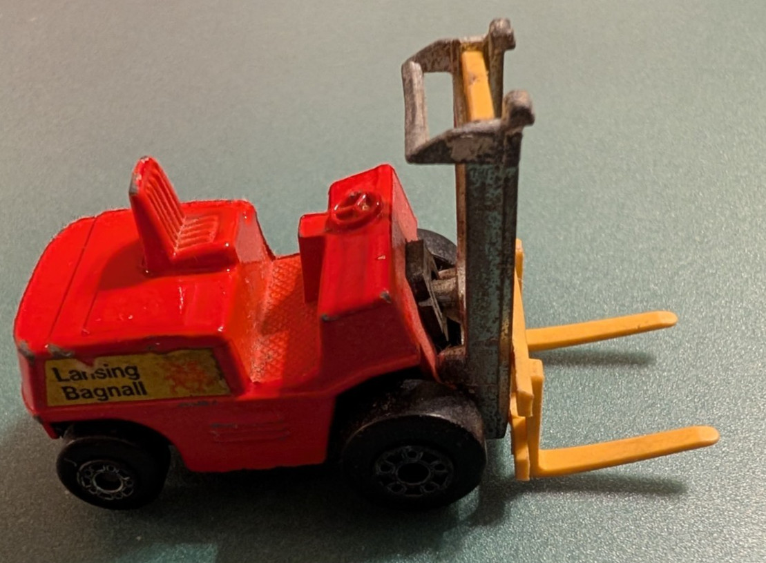 Matchbox Superfast Forklift Truck No 15 Lansing Bagnall 1972 England Made Lesney