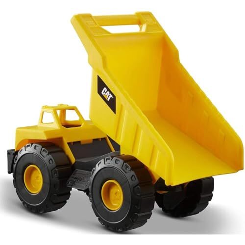 CAT 10 Inch Kid Powered Dump Truck Toy Real Working Parts Indoor Outdoor Fun