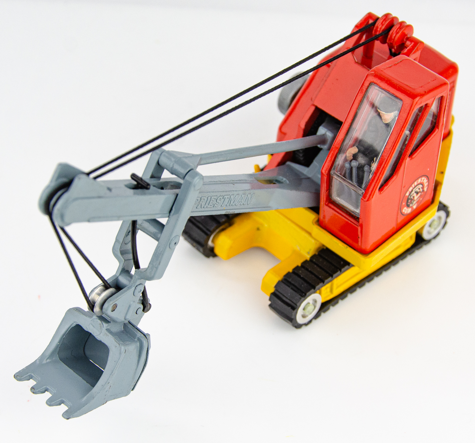 Vintage Corgi Major Toys 1128 Priestman « Cub V » Excavator Shovel Diecast Model
