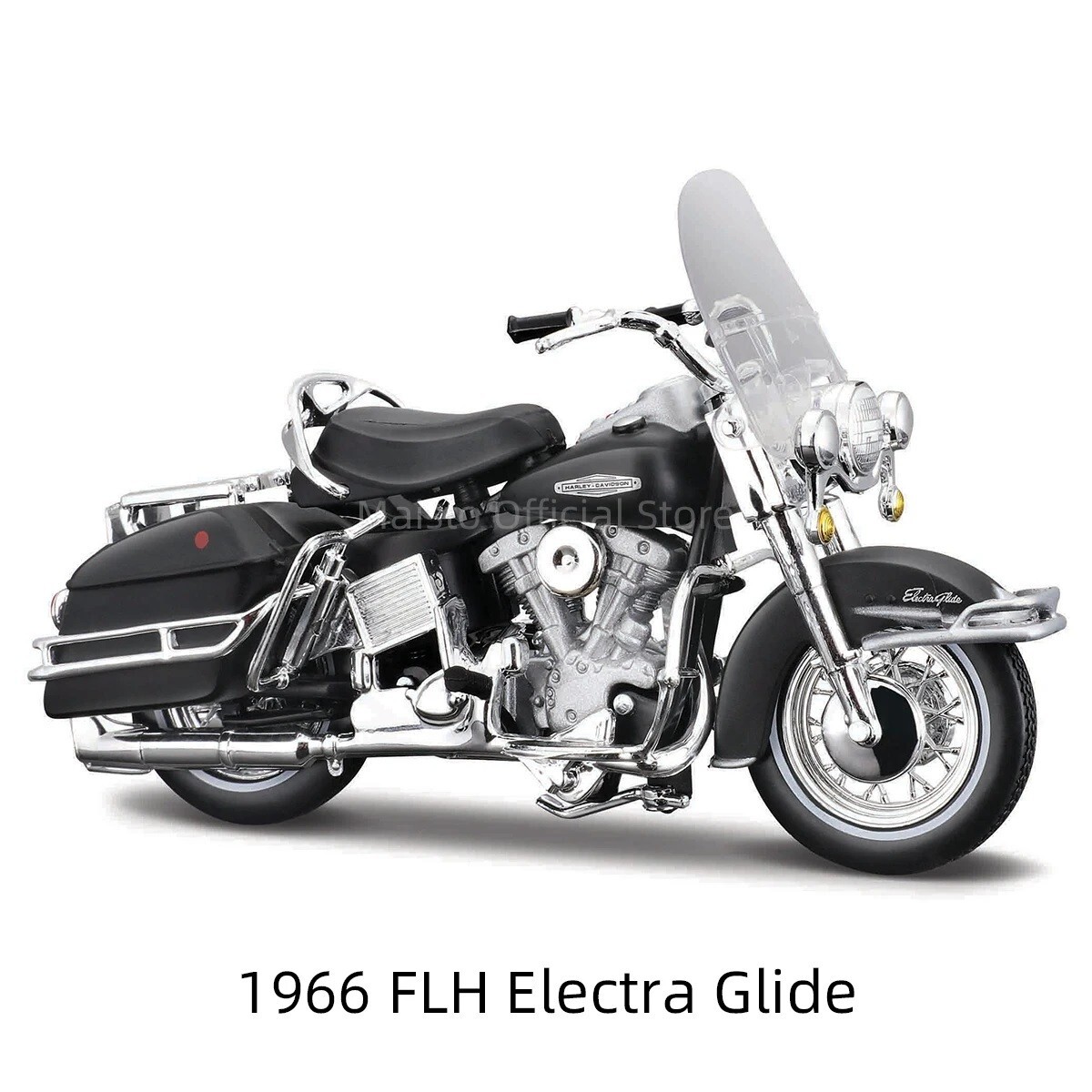 Maisto 1/18 HARLEY-DAVIDSON Motorcycles 1966 FLH ELECTRA GLIDE #3136041📌USA📌