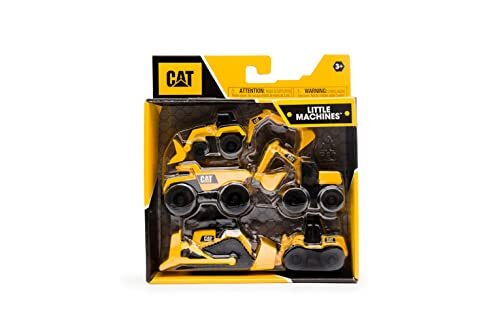 CatToysOfficial CAT Little Machines Toys with 5pcs 3 and up yellow