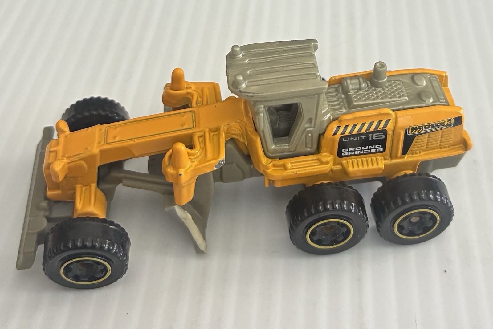 Matchbox Construction Turf Hauler,Road Roller, Maintenance,Auger Back Hoe