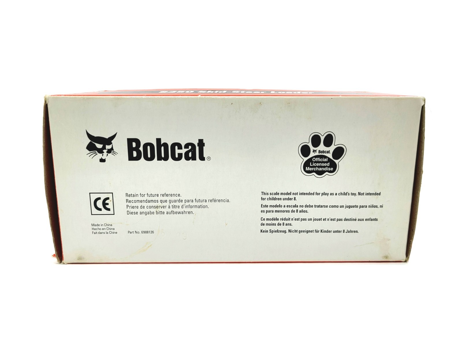 Bobcat S250 Skid-Steer Loader – Wan Ho 1:25 Scale Diecast Model #6988126 New