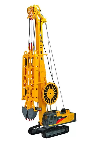 XCMG XG450D Slit Wall Clam Excavator 1/35 Die-cast MIB