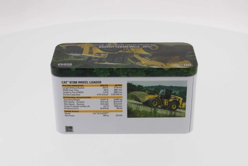 1:87 DM CAT972M Wheel Loader Construction Equipment Machine Diecast Model