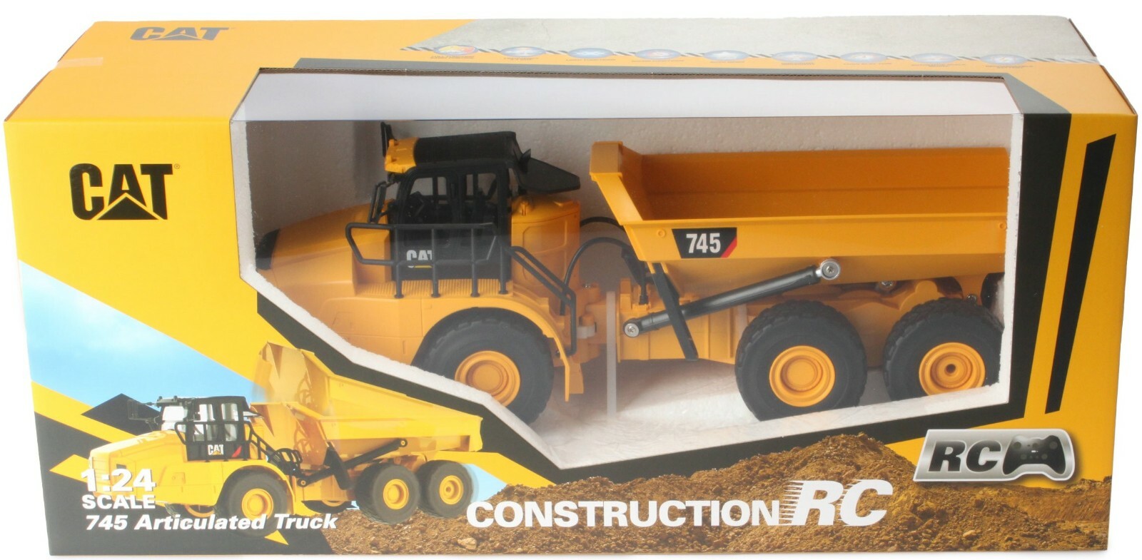 Caterpillar | 1:24 R/C | CAT 745 Articulated Truck | # CAT25004