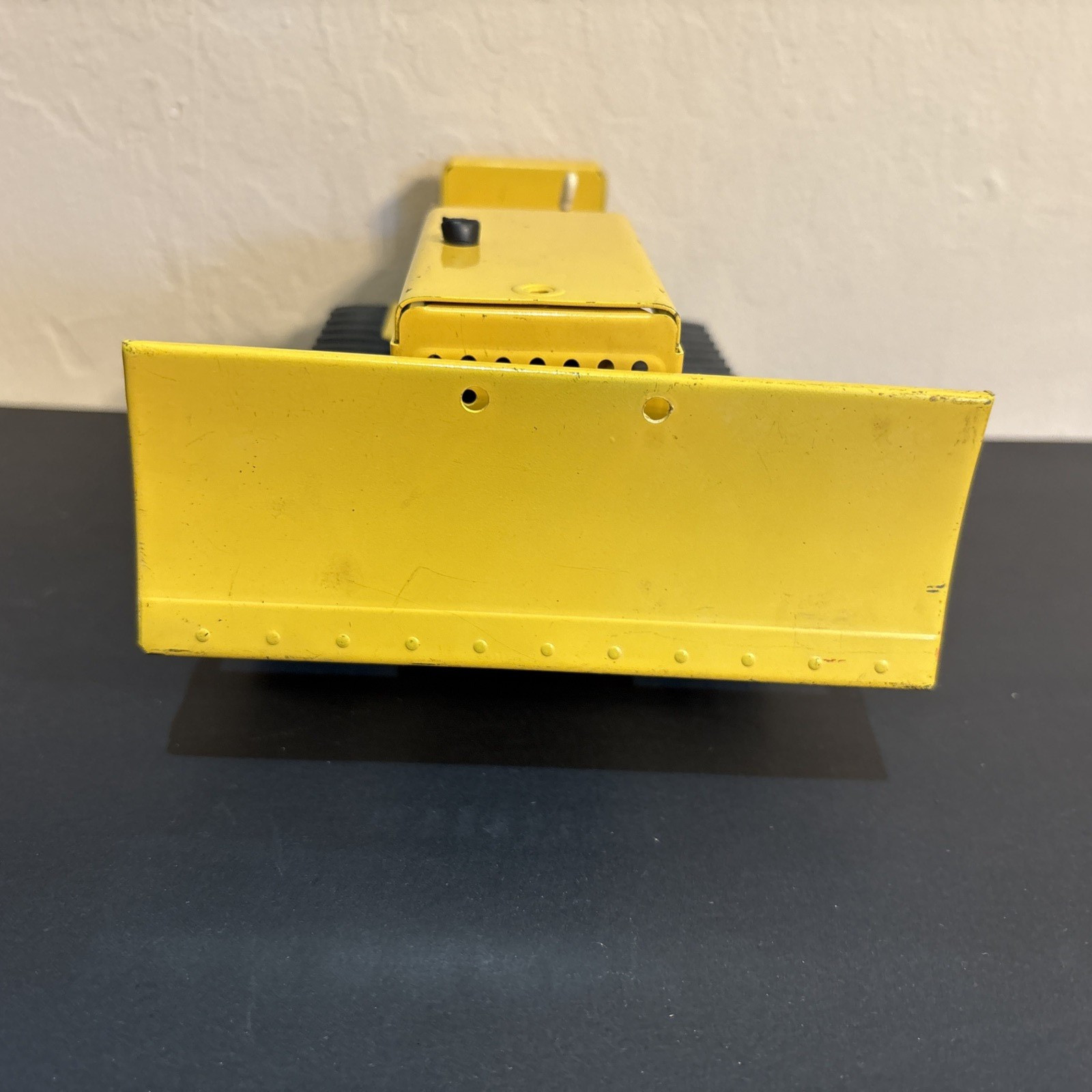 Vintage Tonka No. 300 Bulldozer with Original Box Yellow Blade