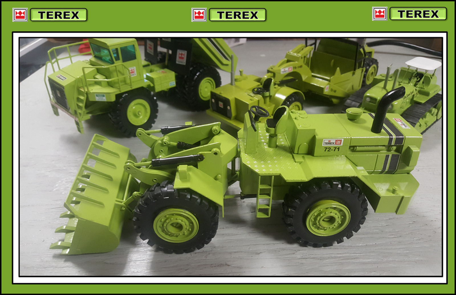 1/40 GESCHA « TEREX 72-71 » Loader w « Custom Open Cabin » – FREE SHIPPNG !!!