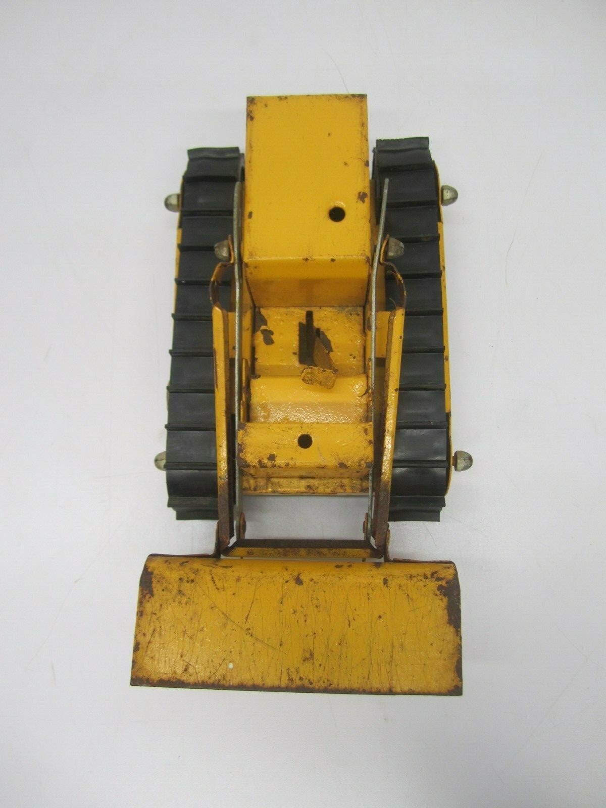 Vtg ERTL Toys Structo 3501 Construction Hi-Lift Bulldozer Toy Pressed Steel