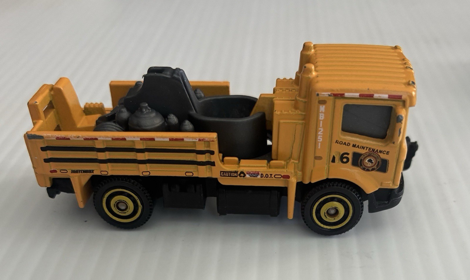 Matchbox Construction Turf Hauler,Road Roller, Maintenance,Auger Back Hoe