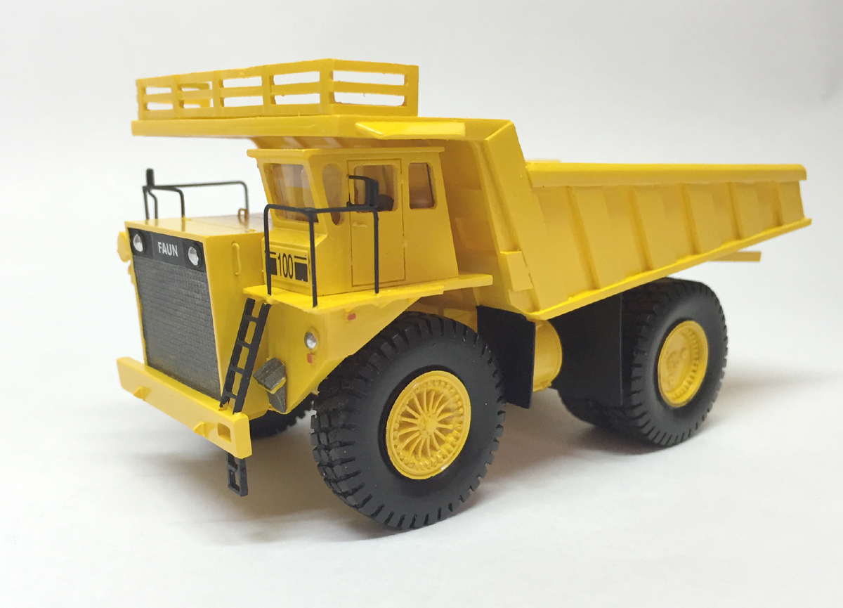 HO 1/87 Faun K100 Dumper – Ready Made Resin Model by Fankit Models