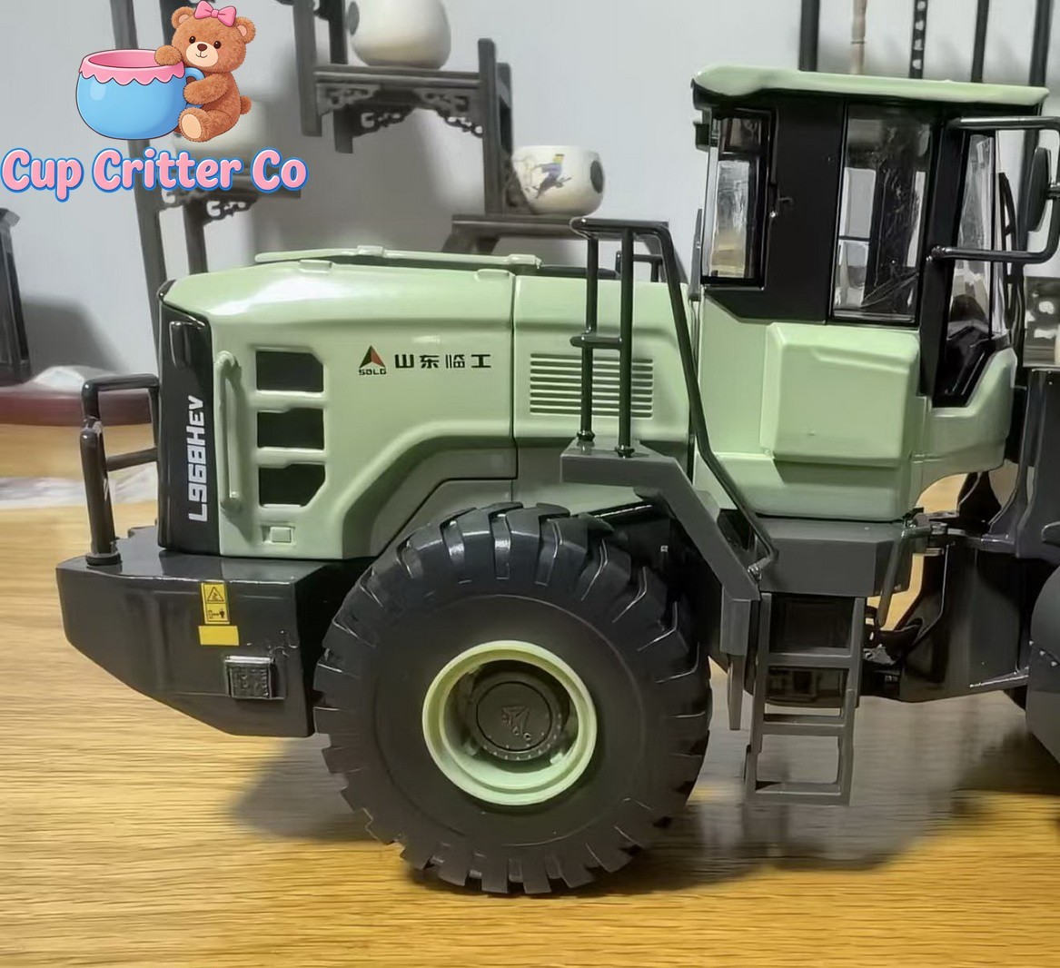 1/35 Scale SDLG L968HEV Wheel Loader Green Diecast Model Toy Collection Gift NIB