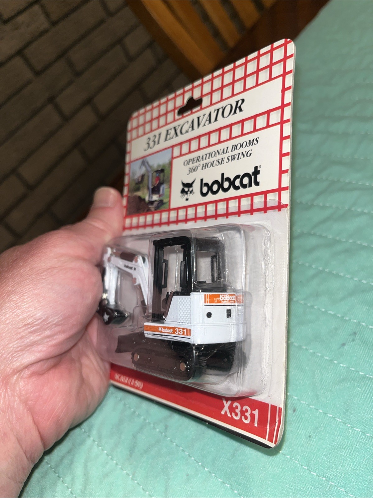 Bobcat X331 Mini Excavator – Wan Ho 1:50 Scale Diecast Model #6901119 New