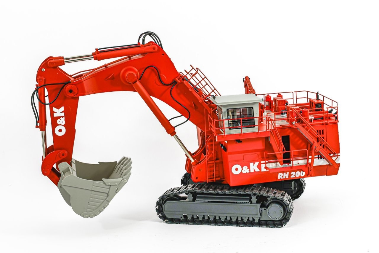 Bymo 25010 / 1 O&K RH 200 Digger Excavator 1:50 New OVP
