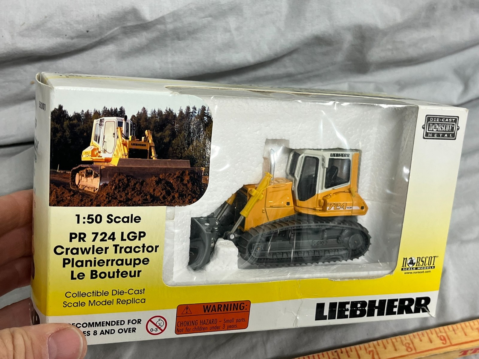 Liebherr Bulldozer PR724 LGP 1:50 NORSCOT Diecast NIB