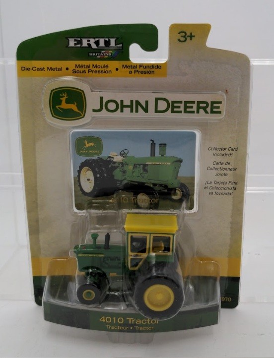 Ertl 15970 1:64 Scale John Deere 4010 Tractor Die Cast With Collector Card