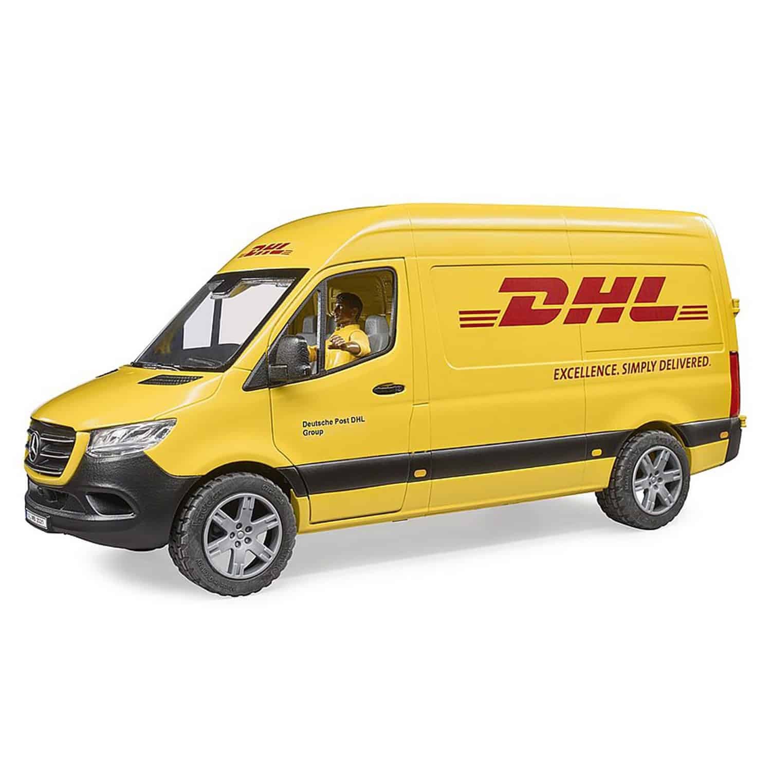 1/16 Bruder Mercedes-Benz Sprinter DHL Van with Driver 2671