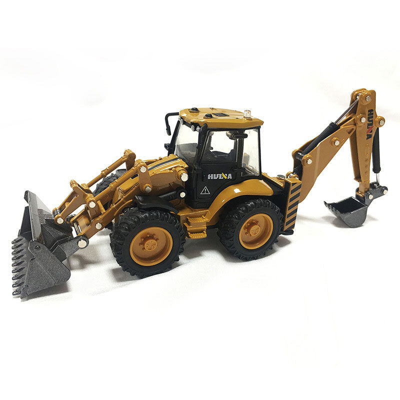 7.8&Prime; Excavator Front Loader Toy Construction Equipment Diecast Toys for Kids