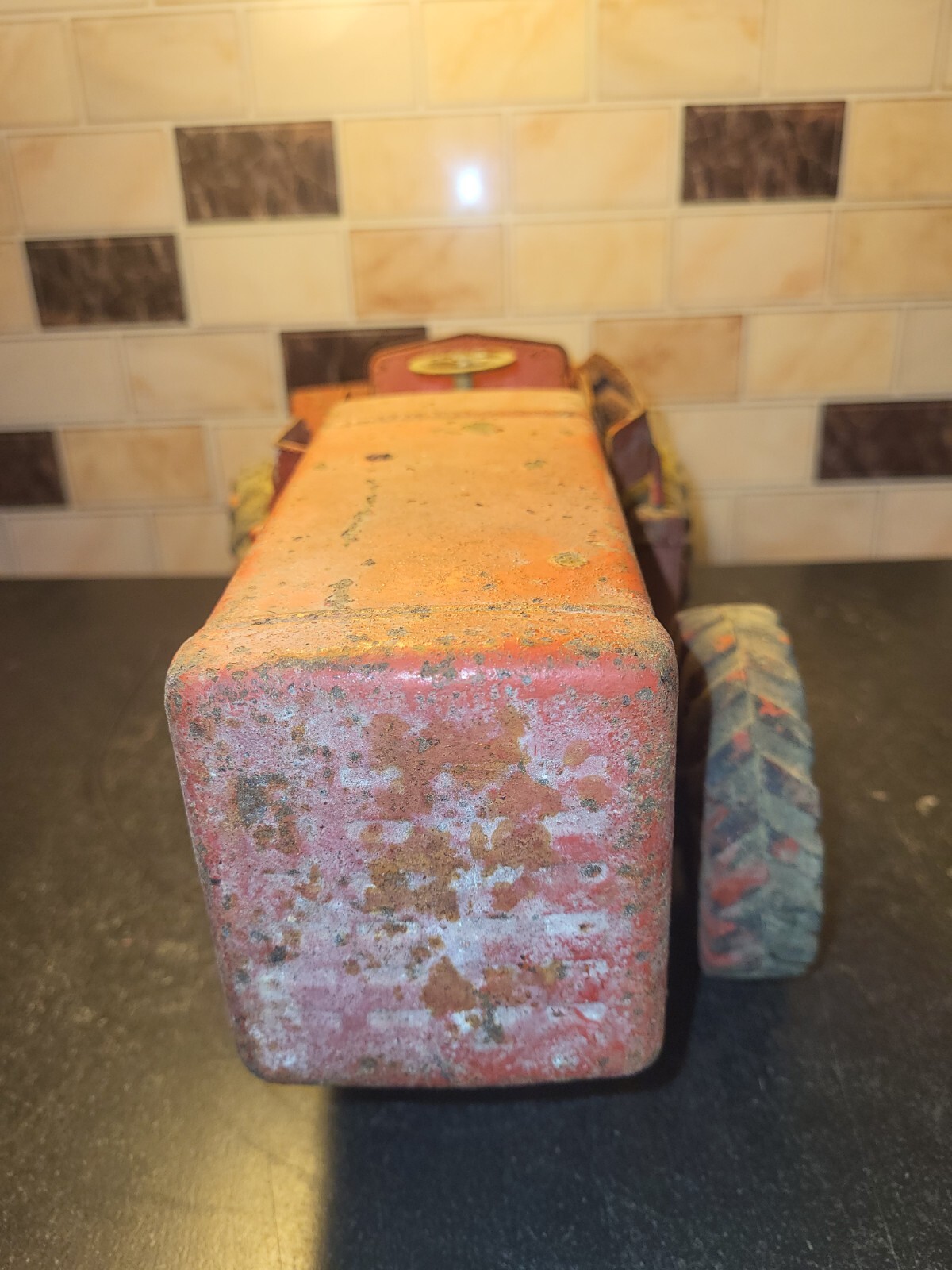 1952 Nylint Pressed Steel Hough Payloader Rare Early Piece With Condition Issues