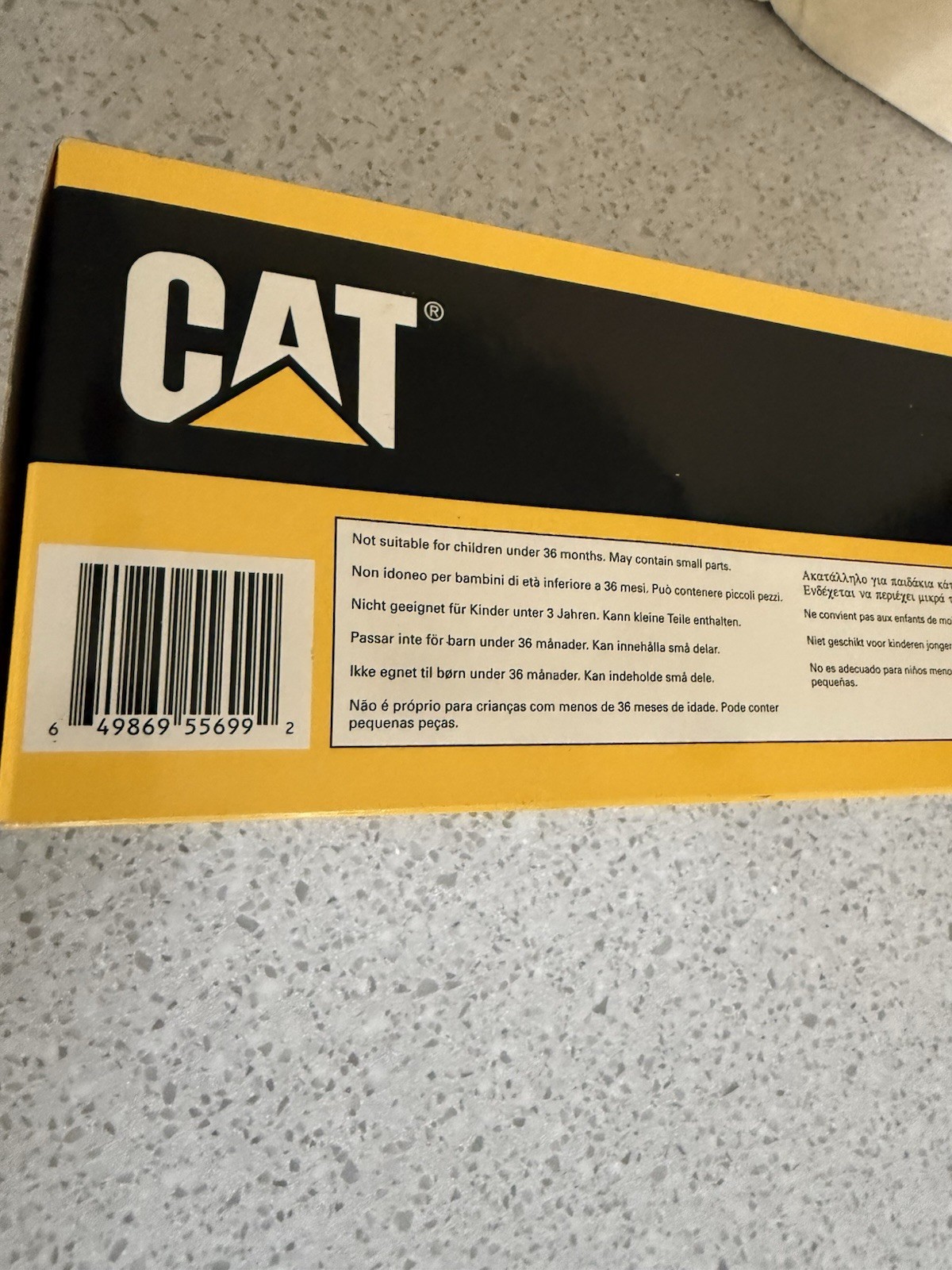 NIB Norscot 1:50 Cat 631E Scraper 55699 Die-Cast 1998