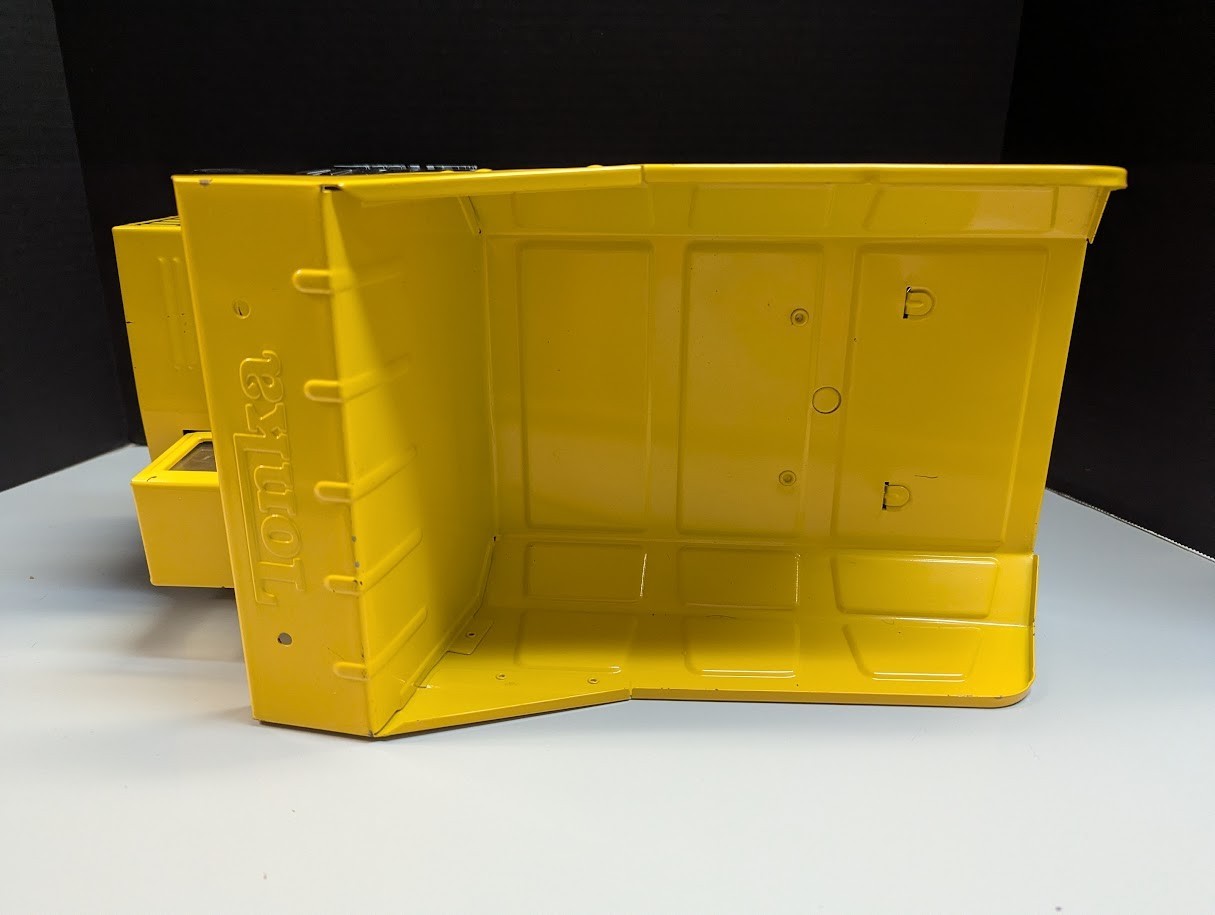 Vintage Mighty Tonka Dump Truck Turbo Diesel XMB-975 Pressed Steel 1970s Yellow!