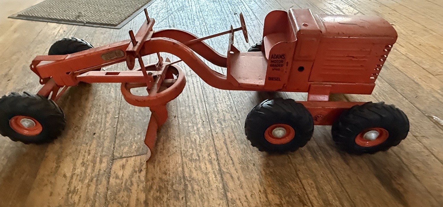 Vintage 1953 Doepke Adams Road Grader Steel 26&Prime;