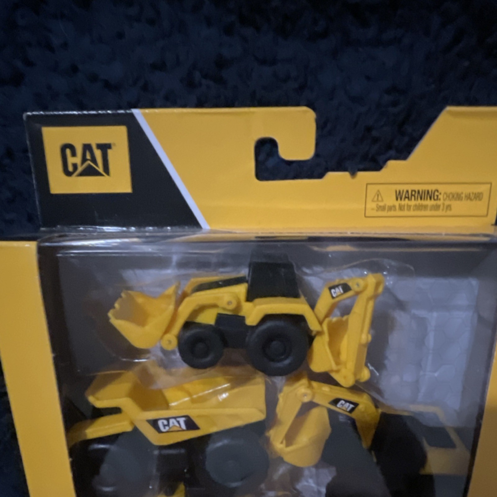 CAT Little Machines 5-Pack Construction Vehicles Yellow Black