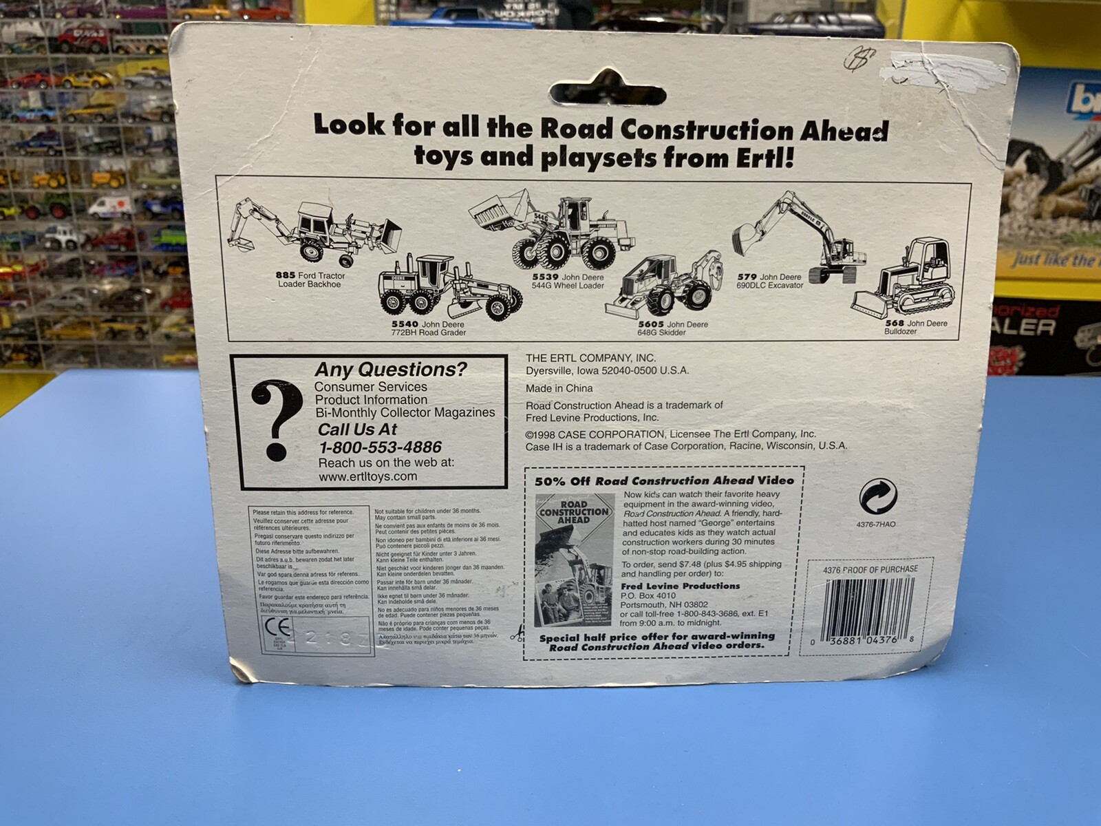 ERTL INTERNATIONAL ID-9 TRACTOR WITH DISK “NEW”