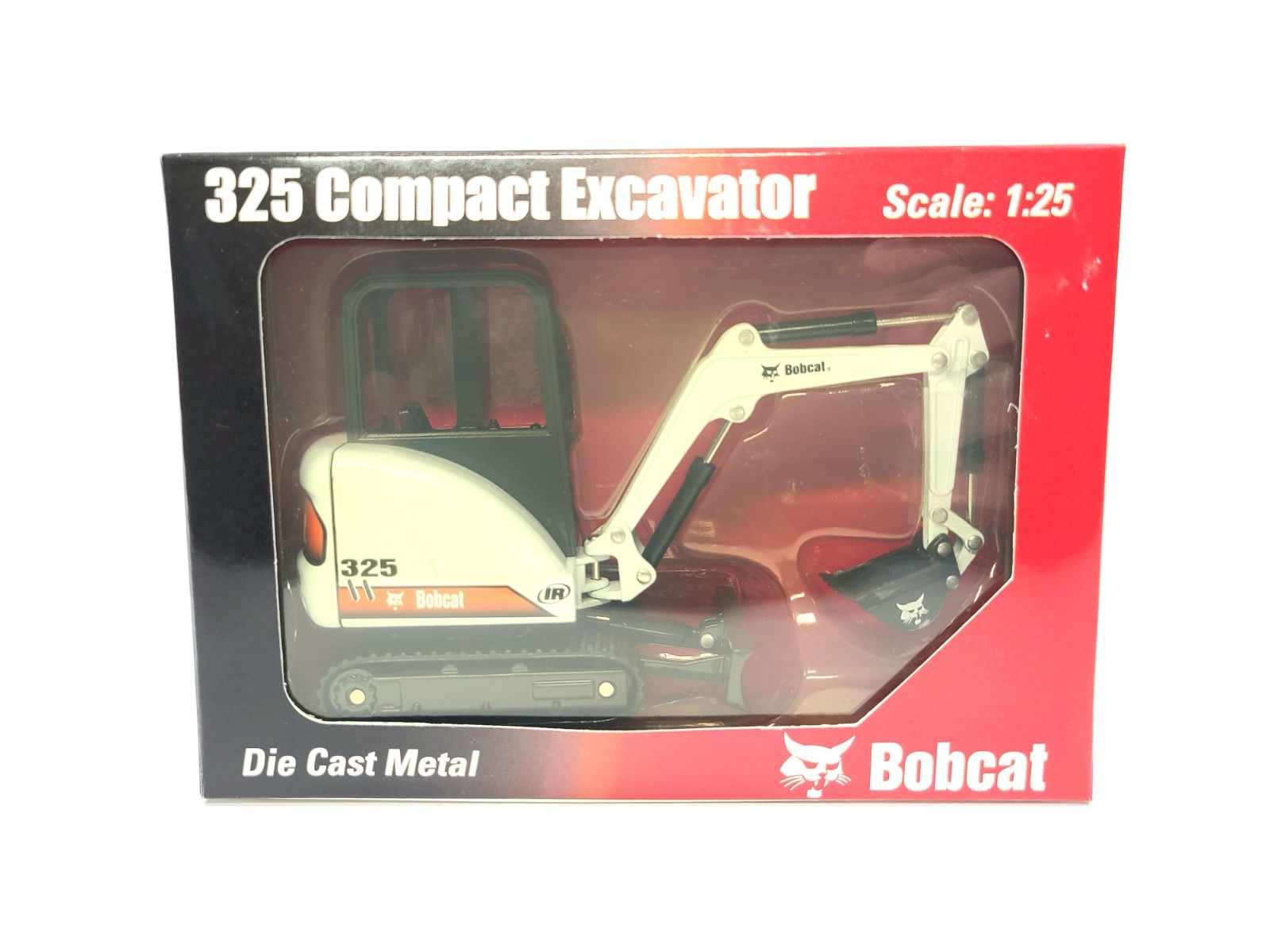 Bobcat X325 Compact Excavator – Wan Ho 1:25 Scale Diecast Model #6901668 New