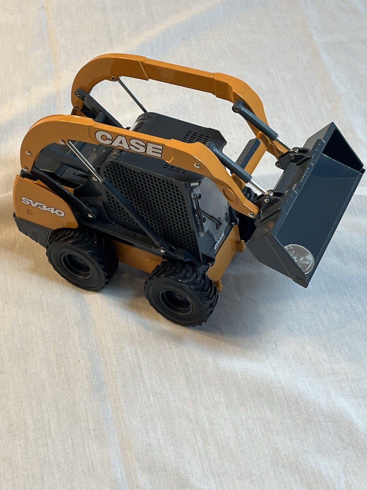 Case SV340 Diecast Loader Model Yellow Black Construction Equipment
