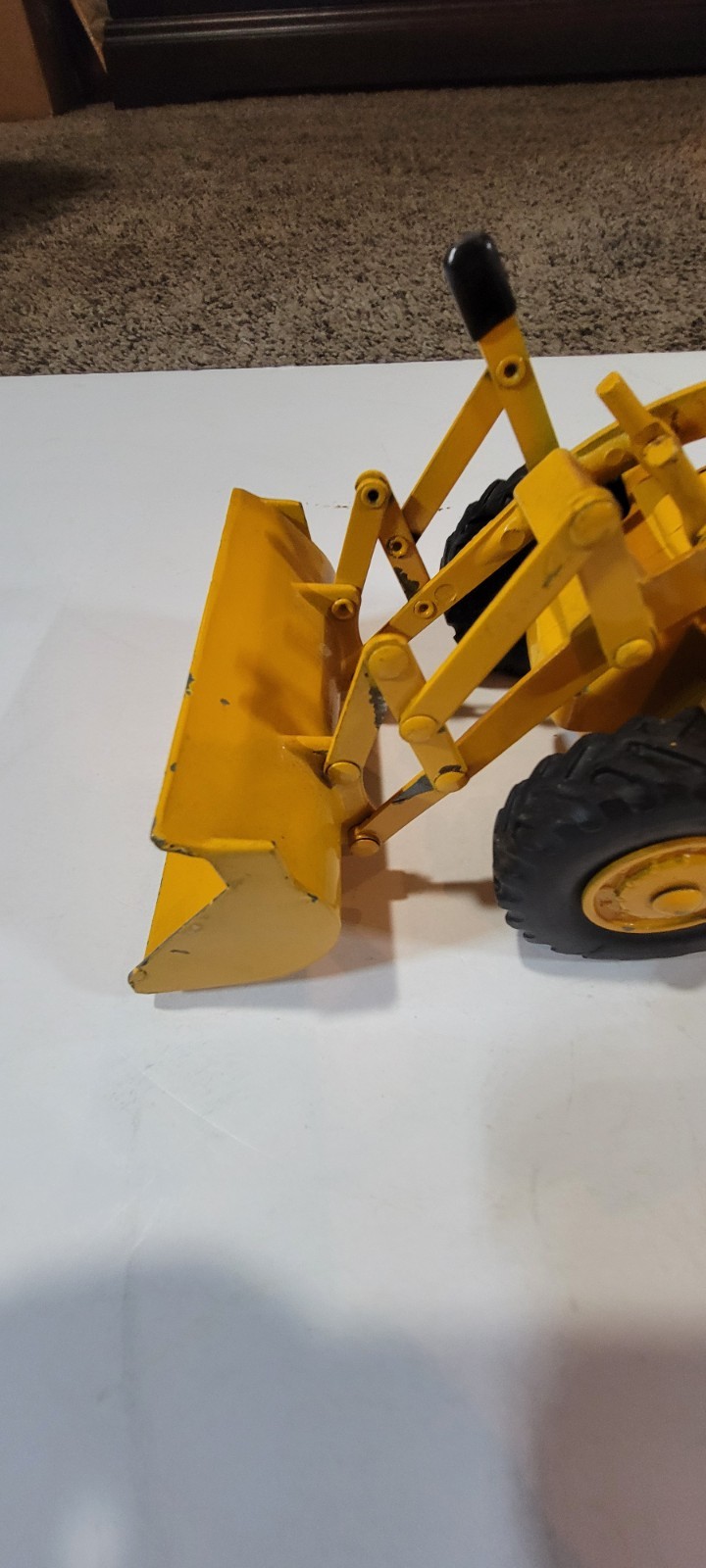 Vintage 1960s ERTL Caterpillar 944 Traxcavator 1:24 Diecast Loader Wheel Loader