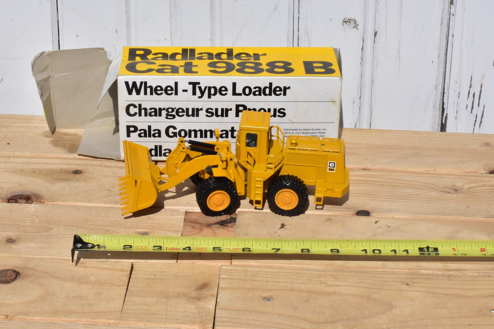 CATERPILLER CAT RADLANDER 988 B WHEEL TYPE BUCKET LOADER PAYLOADER 1:50 BOX
