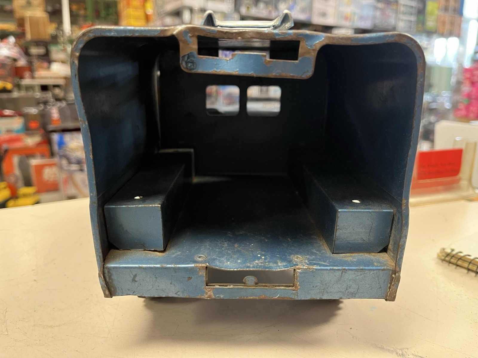 * VINTAGE TONKA SERVICE TRUCK PRESSED STEEL BLUE 13 INCHES LONG *ST