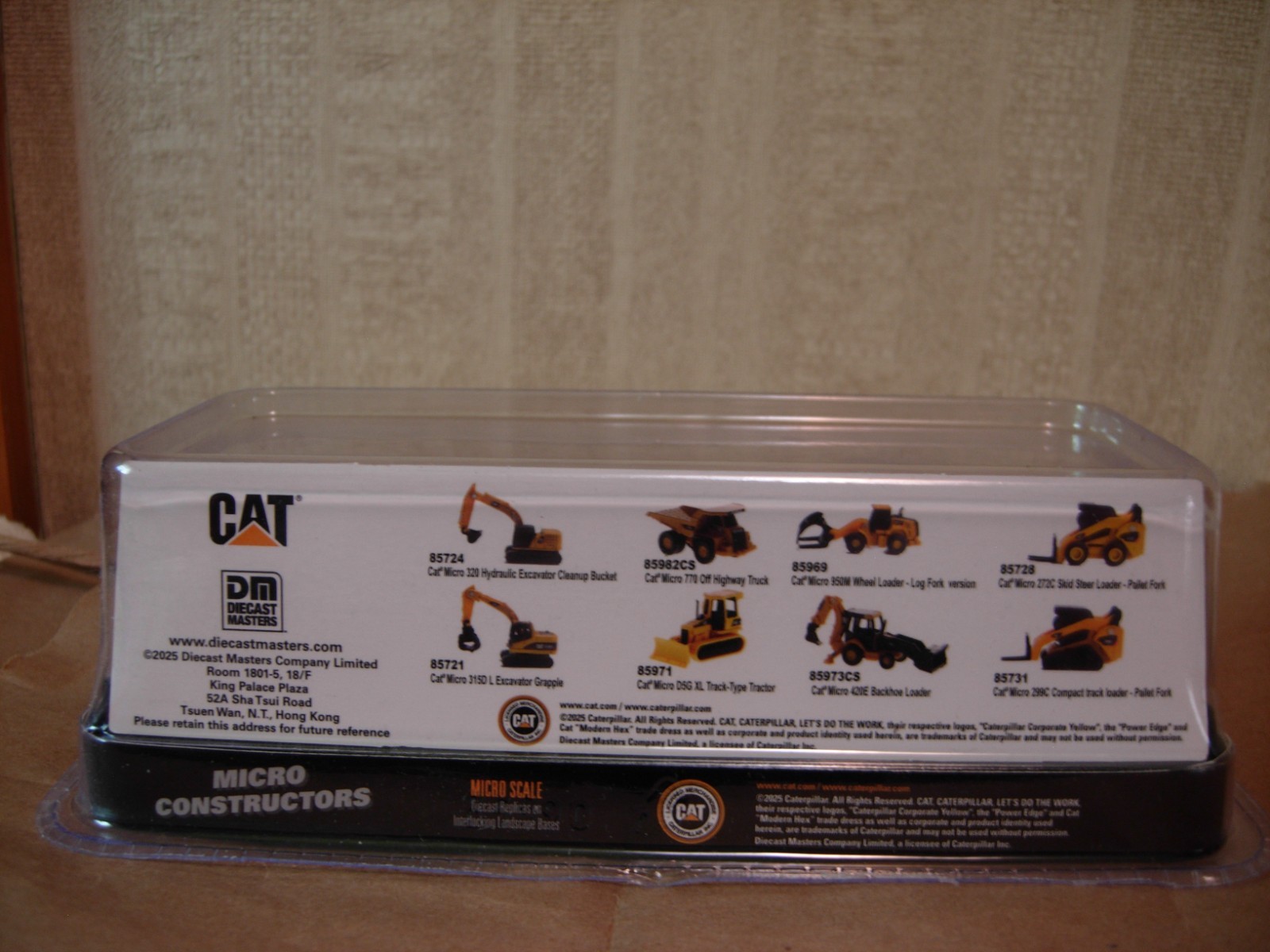 Micro Scale Mini Die Cast Metal 4-Pk Set of Caterpillar Construction Equipment!!