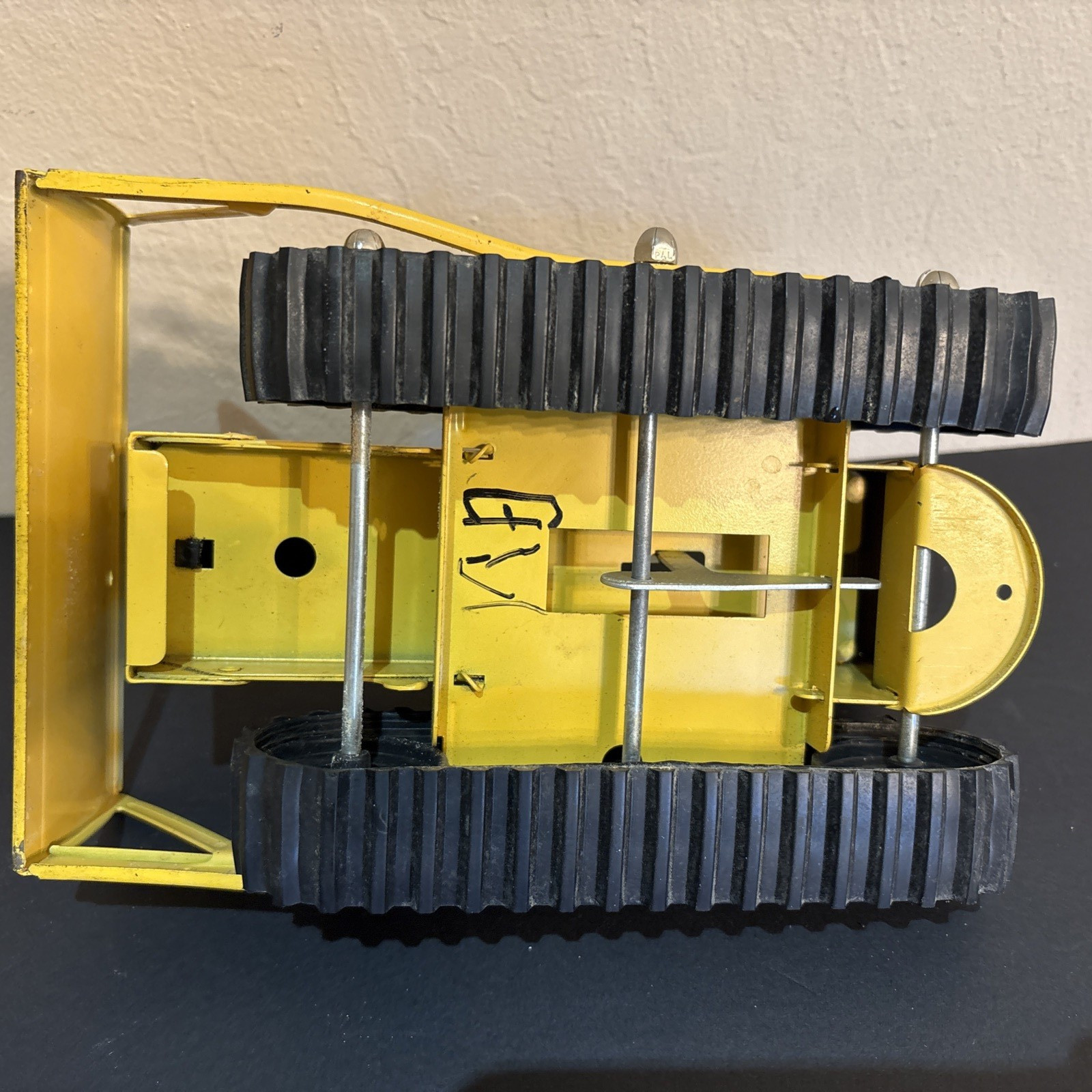 Vintage Tonka No. 300 Bulldozer with Original Box Yellow Blade