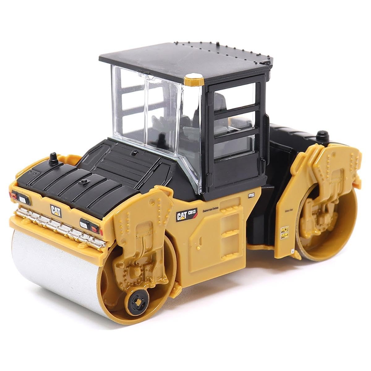 Diecast Masters Tandem Vibratory Roller Enclosed Cab Plastic Multicolor 5in 1 64