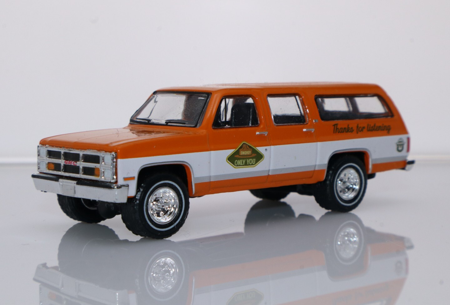 1983 GMC Suburban K20 Silverado 1/64 Scale Diecast Model Smokey Bear