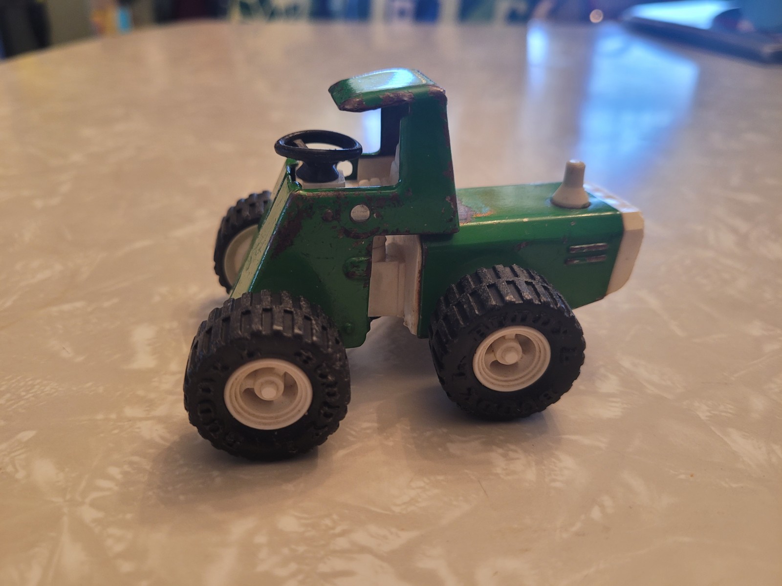 Vintage Buddy L Green Metal Tractor Toy – Made In Japan – 3.5&Prime;