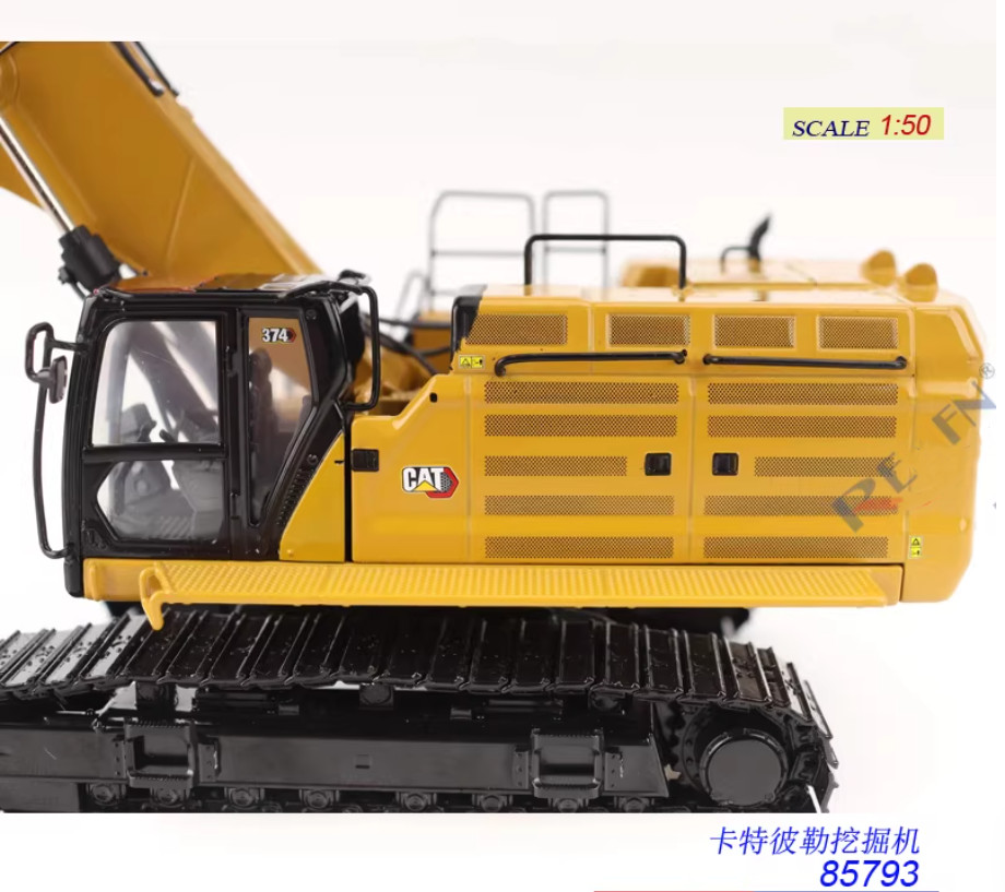 1:50 DM Cat 374 Next Generation Hydraulic Excavator Machinery Diecast Model