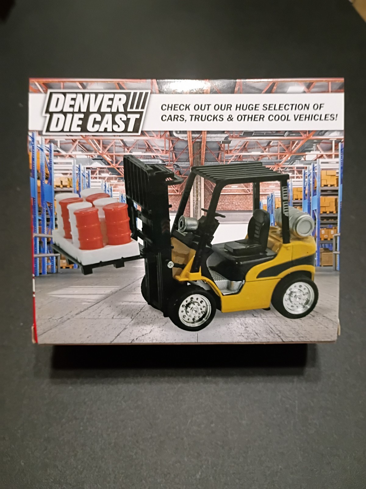Denver Die Cast Yellow Black Lift Truck Diecast Model Ages 8+