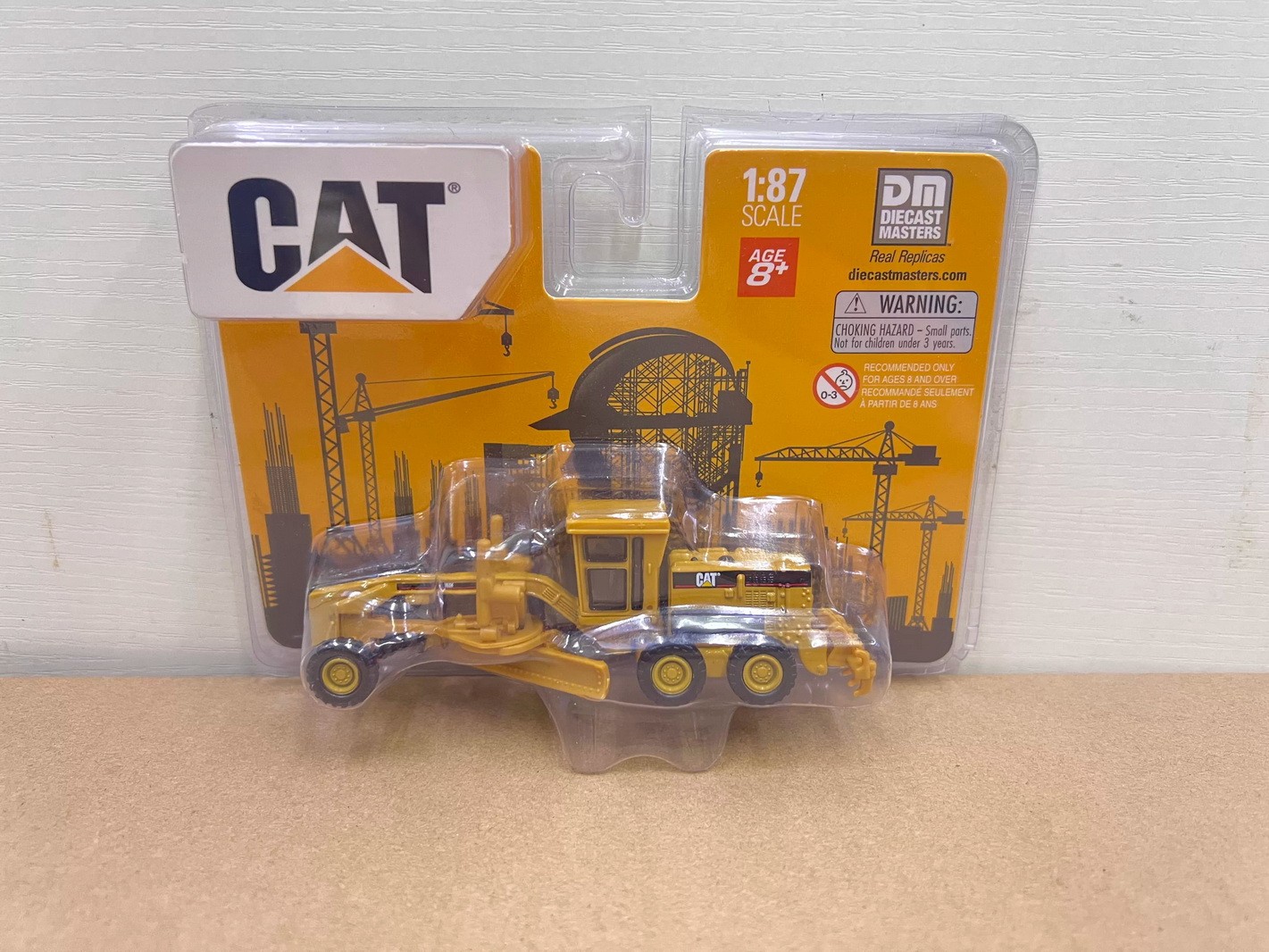 DM HO 1/87 Scale Cat 163H Motor Graders Diecast Model Toy Gift 84403