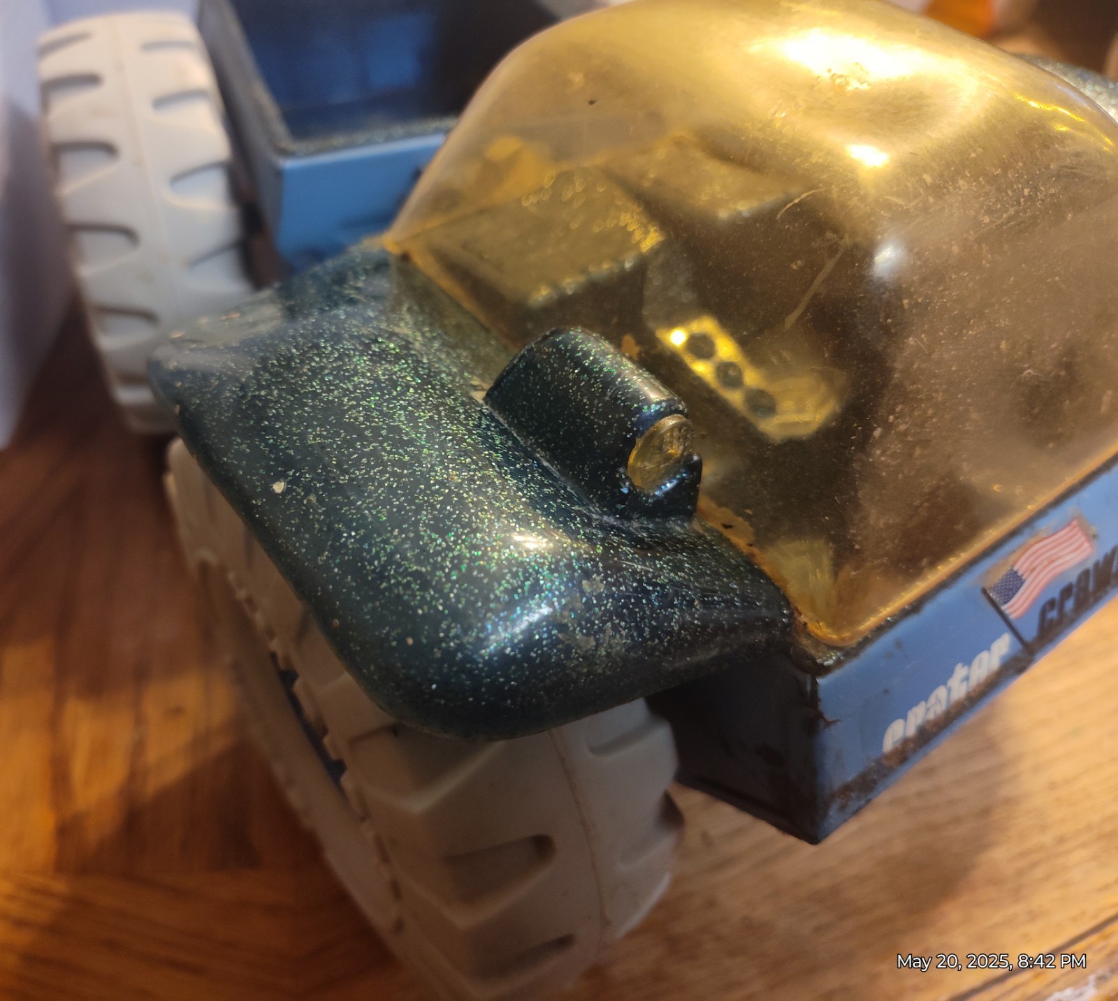 Tonka CRATER CRAWLER Articulating Space Vehicle Pressed Steel Metal — WOW!