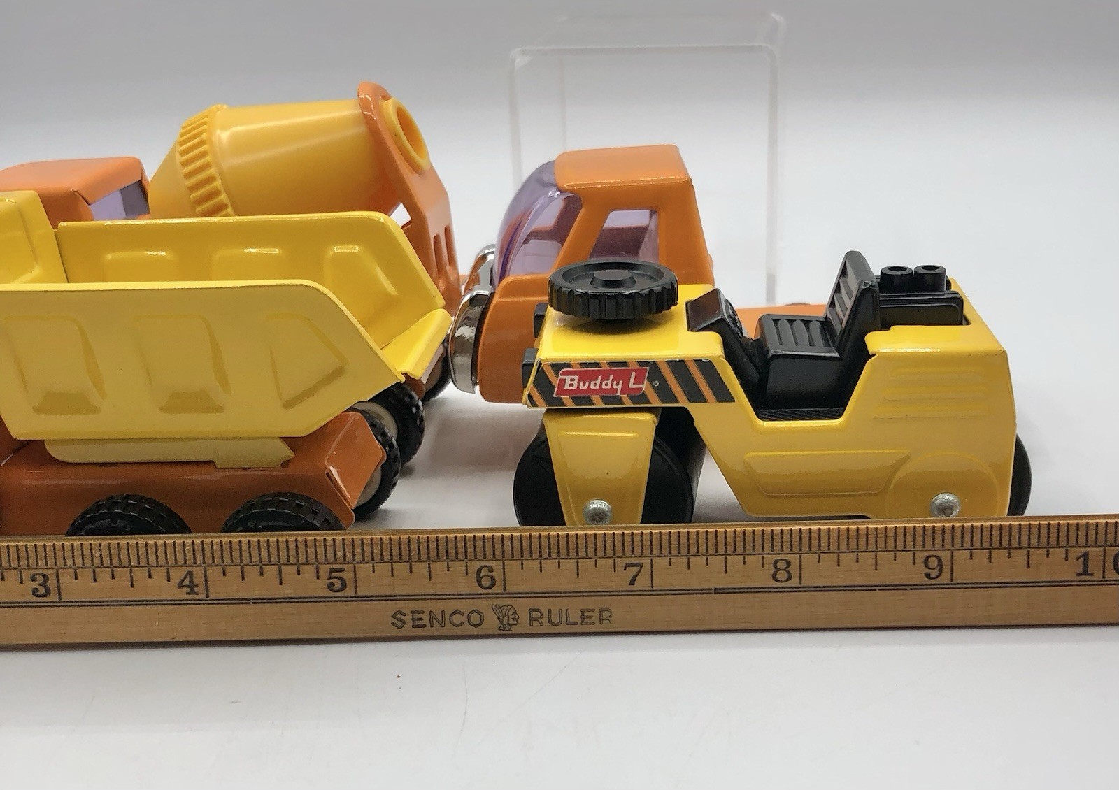 1970’s Buddy L Pressed Steel 4pc Construction Vehicle Set/ Pristine /b